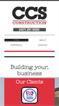 Mobile Screenshot of ccs-construction.com