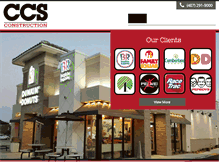 Tablet Screenshot of ccs-construction.com